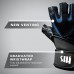 SHH WristWrap Tech Gel-Padded Leather Palm Weightlifting Gloves GG-034
